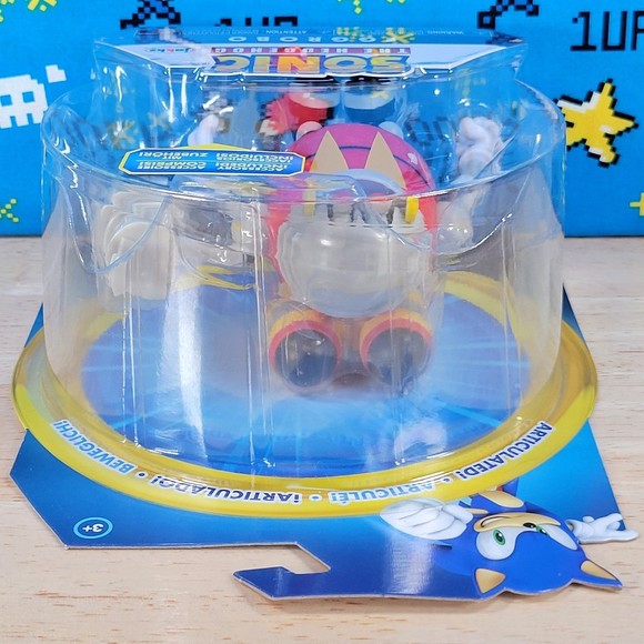 Jakks Pacific Sonic the Hedgehog 4" EGGROBO with BLASTER Sega Collectible New - Picture 8 of 12